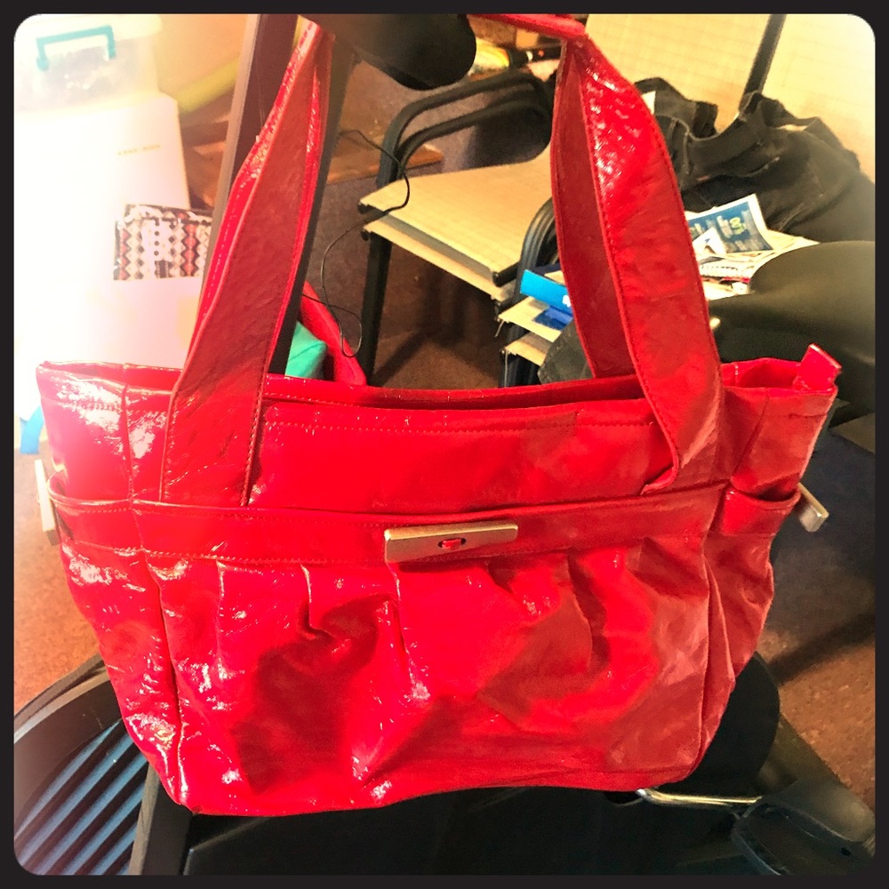 Red Patton bag by NYC Perkina